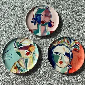 Set of 3 plates from Anthropologie